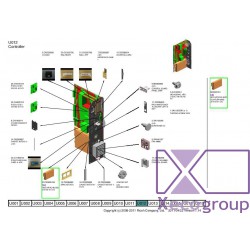 Ricoh D4415724 PCB for D025