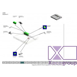 Ricoh D1425136 PCB:SIO