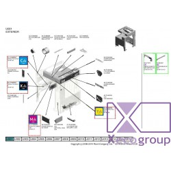 Ricoh D1496893 DECAL:PCU:BLACK
