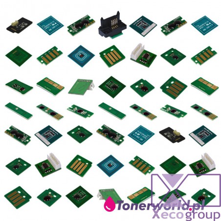 1 set CMYK toner chip...