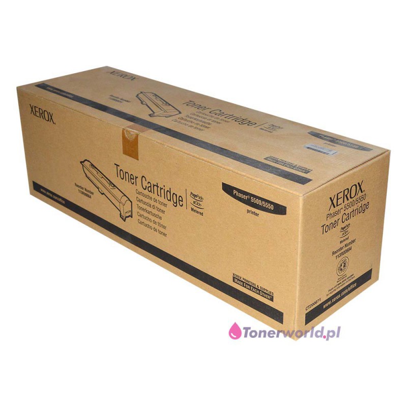 Toner Cartridge ORIGINAL do Phaser 5500/5550 OEM kompatybilny kod: 113R00684