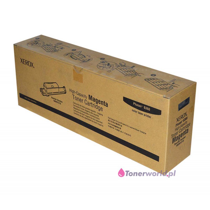 xerox toner magenta oem new original ph phaser 6360 106r01219