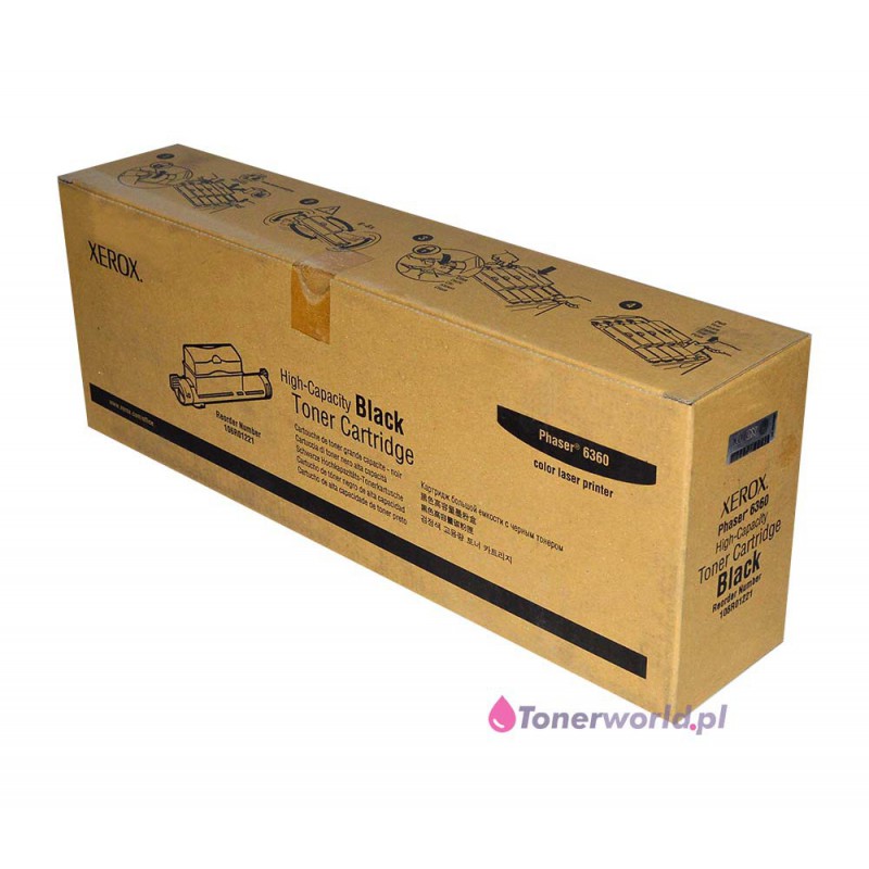 xerox toner black oem new original ph phaser 6360 106r01221