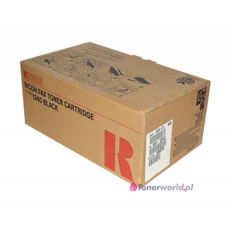 ricoh black toner oem new original type 1240 fax 1400l fax 430278