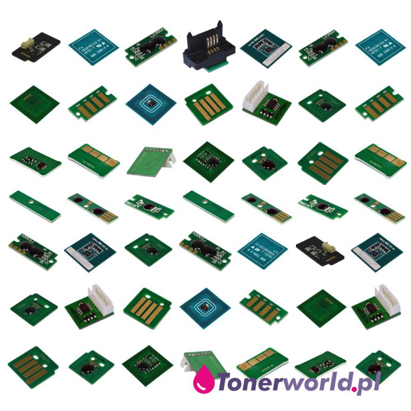 50 Chips for Xerox WorkCentre DocuColor Color toner and Drum OEM Original